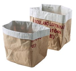 SERAX torba papierowa 15x15 zestaw 2 z grafiką 11x13cm i 13.5x17 | Serax  B7213213