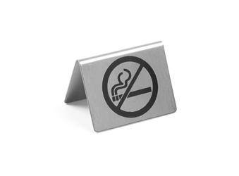 Tabliczka informacyjna, stojąca - zakaz palenia, 52x40 mm HENDI 663660