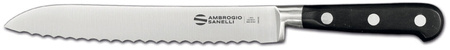 Ambrogio Sanelli Chef, kuty nóż do chleba, ząbkowany, 20 cm  | HENDI C365.020