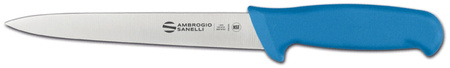Ambrogio Sanelli Supra Colore, nóż do filetowania ryb, NIEBIESKI, 18 cm   | HENDI S351.018L