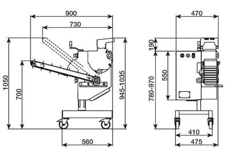 Automatyczna formierka do klopsików | maszyna do formowania klopsików| 0,18 kW | 230V | 4000 szt/h | C/E MBF