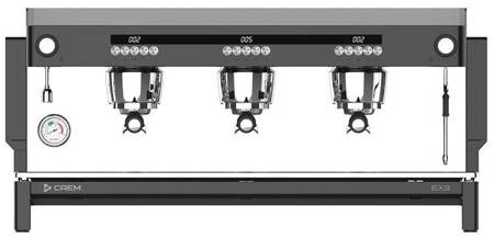 Ekspres do kawy 3-grupowy EX3 3GR B PID | 4,35 kW | Top Version