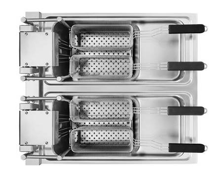 Frytownica automatyczna elektryczna | filtr oleju |  ekran dotykowy | 60 kW | 2x 25l | RQ.PLS.ODFE.020