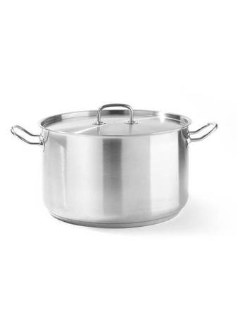 Garnek średni z pokrywką Kitchen Line, poj.15 l, fi.320x(H)190 mm HENDI 836507