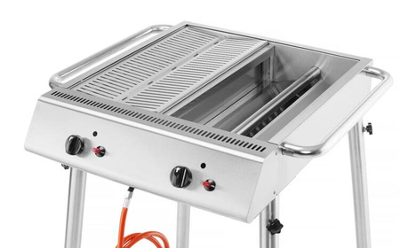 Grill gazowy Xantos, 9,5kW HENDI 148624