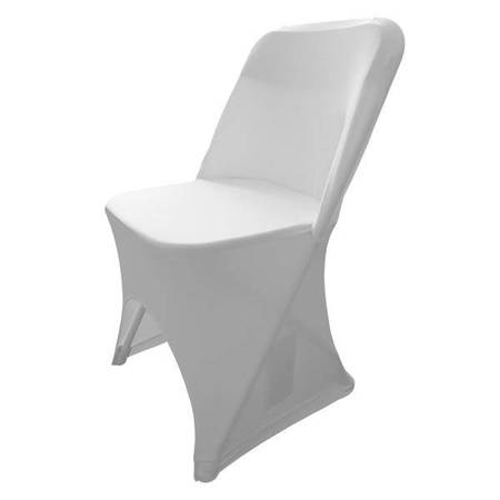 Krzesło cateringowe z białym pokrowcem TOM-GAST kod: V-Y53PB