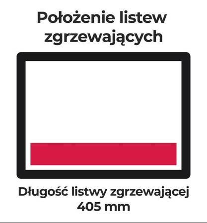 Pakowarka próżniowa komorowa goSENSOR M | nastawna | listwa 405 mm | pompa BECKER 16 m3/h | 0,85 kW | 475x589x438 mm | TGM6K1E2 | RESTO QUALITY TGM6K1E2