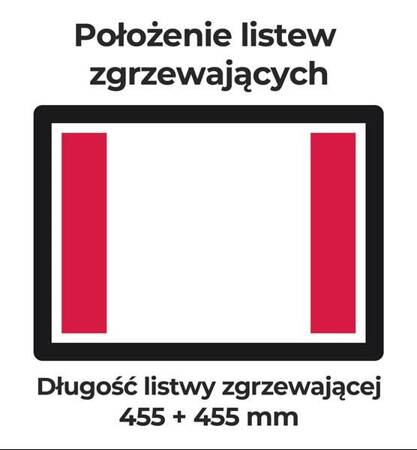 Pakowarka próżniowa komorowa iSENSOR L | nastawna | listwa 455 + 455 mm | pompa becker 20 m3/h | 1,5 kW | 620x626x453 mm | przyłącze gazu obojętnego | TIL2K2G2 | RESTO QUALITY TIL2K2G2