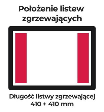 Pakowarka próżniowa komorowa iSENSOR S | wolnostojąca | listwa 410 + 410 mm | pompa BUSCH 20 m3/h | 0,75 kW | 853x537x1032 mm | przyłącze gazu obojętnego | FSSB22G2 | RESTO QUALITY FSSB22G2