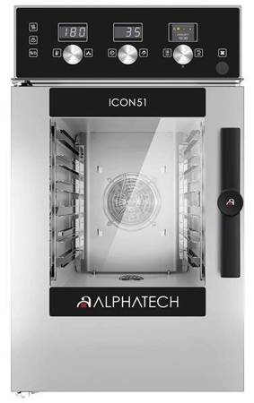 Piec konwekcyjno-parowy ICCT026E | 6x GN 2/3 | ICON51 Alphatech by Lainox  | sterowanie elektroniczne