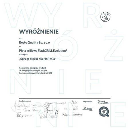 Płyta grillowa elektryczna | energooszczędna | nastawna | podwójna | gładka | Zernike | GE8090L1C