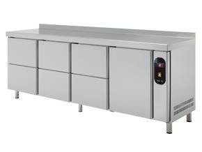 Stół chłodniczy bez agregatu z szufladami 600 mm ESSENZIAL LINE ETP-6-222-16 R D