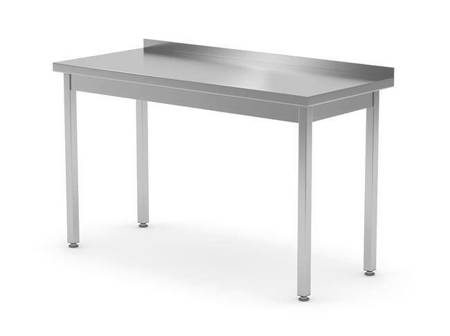 Stół przyścienny bez półki - spawany, o wym 1000x600x850 mm HENDI 814284