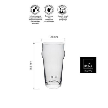 Szklanka do piwa Pinta, 630ml