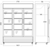 Szafa chłodnicza przeszklona SD1502BHE | 1383 l (RQ1500H-BLACK) | RESTO QUALITY SD1502BHE